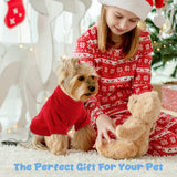 Sunnymove 5 Pcs Fleece Dogs Sweaters for Small Medium Large Puppy Cat Pet Winter Soft Warm Pullover Jumper Turtleneck Sweatshirt Clothes Apparel Outfit (M)