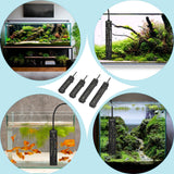 SEAOURA Small Aquarium Heater, 50W Mini Fish Tank Heater, Adjustable Submersible Aquarium Heater with External Digital Controller for Turtle, Betta, Freshwater, Saltwater, 5-15 Gallon