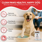 Warren London Deep Cleaning Paw Soak for Dogs – 30 Count Fizz Balls | Soothes Itchy, Irritated Paws with Seaweed, Tea Tree Oil & Aloe | Anti-Lick Paw Relief & Easy 5-Minute Spa
