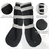 Snugrance 2 pcs Dog Paw Wound Recovery Boot, Lick-Proof Protection, Non-Slip Pet Shoe with 3 Strengthen Self-Adhesive Strap, Soft Protector for Medium to Large Dogs (M)