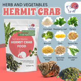 Snout and Shell Hermit Crab Food Bundle (Farm and Meadow, Fruity Breakfast Blend, Crabby Bug Blend, Greensand)