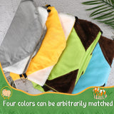 Nuogo 4 Pcs Rat Hammock for Cage Small Animal Hanging Ferret Hammocks for Rat Accessories Double Layer Ferret Bed for Guinea Pig Squirrel Chinchilla Playing and Sleeping(Classical)