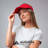 Augusta Sportswear Women's Athletic Mesh Visor - Stylish Sun Hat for Golf, Running, and Outdoor Activities, Black