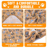 CHICAUP 8PCS Soft Guinea Pig Bedding Blankets Washable Small Animal Fleece Cage Liners Reusable Pet Pee Pad Sleep Mat Pad Cover for Hamster Chinchilla Rabbit Hedgehog Dog Cat Essentials (16×24 Inch)