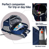 BEMYGREENBAG 35L Foldable Waterproof Backpack For Outdoor Sports With Inside Wet Clothes Compartment Packable For Multiple Uses Ultra Lightweight Ideal For Hiking Men And Women Travel(Dark Blue)