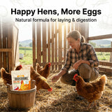Naturals Chicken Dewormer Powder - Natural Herbal with Chili and Garlic, All-Natural Formula for Hens and Birds Duck Goose, Safe for Eggs,1LB Pouch (1)