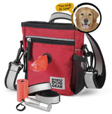 Mobile Dog Gear, Small Dog Walking Bag, Day or Night Reflective, 6 x 7 Inches