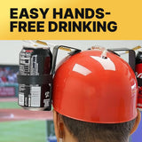 Fairly Odd Novelties 'Make America Great Again' Beer & Soda Guzzler Helmet - Red, Trump-Inspired Drinking Hat for Parties & Events!