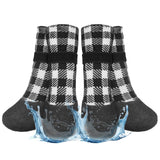 BEAUTYZOO Anti Slip Dog Socks Boots, Dog Shoes for Hot/Cold Pavement Snow Rain Days,Waterproof Grip Dog Booties Paw Protector for Hardwood Floor, Prevent Licking for Small Medium Large Senior Old Dogs