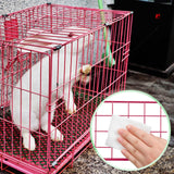Yeyeplum 2 Pack Small Animal Cage Wipes 120 Count Small Animal Cage Clean up Wipes Removes Stubborn Caked-on Hamster Cage Cleaner for Pet Bunny Supplies Cleaning Deodorizing