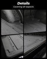 3W Bed Mat for Ford F-150 (5.5FT) 2015-2025 2026 Truck Bed (Include F150 Lightning 2024 2023 2022) All Weather Protector TPE Car Bed Liner Accessories Black