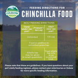 Oxbow Essentials Chinchilla Food, Made Alfalfa, Vitamin & Mineral Rich Food for Chinchillas, Small Animal Pet Pellets, Made in USA, High Fiber, 25 lb Bulk Bag