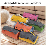 Outdoor Foldable Dog Mat Durable Teflon-Coated Oxford Material Waterproof Thin Dog pad Travel-Friendly Machine Washable Design for Camping/Car (Orange, Small (27.6 * 19.7 * 1.57 in))
