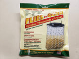 Flies Be Gone Fly Trap - Disposable Non Toxic Fly Catcher - Made in USA - Natural Bait Trap for Patios, Ranches. Easy to Use Outdoor Fly Trap, Keeps Flies from Coming Indoors (12 Pack)