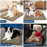 Bcoimo Super Absorbent Dog Door Mat, 36"*24" Anti Slip Mat for Muddy Paws, Pet Rugs for Dirty Paws Washable That Absorbs Moisture and Dirt, for Dog Cage and Pet Resting Carpet