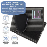 Abdomencare Umbilical Hernia Belt for Men and Women | Abdominal Hernia Belt for Women & Men with 2 unique compression pads | Belly Button Umbilical Hernia Belts for Men | L/XL