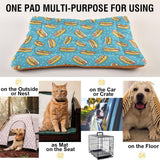 Sletend Pet Bed Hot Dog Dog Bed Mat Absorbing Non Slip Pad Pet Sleeping Mat for Small, Medium, and Large Dogs Puppy Cat 36 in x 24 in