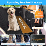Dog Car Seat Cover for Back Seat, Back Seat Extender for Dogs with Hard Bottom, Supports 400 lbs, 2026 Upgraded Material, Anti Scratch, Safer, Easy to Use and Clean, Dog Hammock for Cars SUVs Trucks