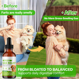 Dog Fart Remedy, Dog Gas Relief Drops to Help with Bloating and Occasional Gas, Gentle Digestive Support, Natural Formula – 1 fl oz