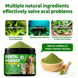 Dog Dental Powder – Helps Clean Teeth & Reduce Tartar, Fresh Breath Support, Natural Dental Care for Dogs, Easy to Use, 60-Day Supply