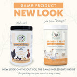 Fresh Eggs Daily Brewers Yeast Powder with Garlic & Niacin for Chicken & Duck Backyard Flocks - Suitable for Young Chicks & Ducklings - Supports Healthy Bone Development, Digestion & Immunity - 1lb