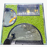Floating Plant Corral for Aquarium, Fish Tank Accessories to Separate Floating Plants, Automatically Adjusts Height with Water Level, Suitable for All Floating Plants and All Aquariums (Style 3)