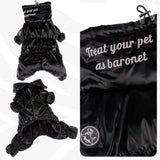 PETBARONET Dog Winter Jacket, Waterproof Full Body Dog Coat, Snow Jacket for Dogs, Snowsuit, Winter Coat - Perfect for Cold Weather, Ideal for Small Medium Dogs (Black, Large)