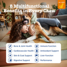 Load image into Gallery viewer, Zesty Paws Dog Multivitamin, Chewable Dog Vitamins and Supplements for Hip &amp; Joints, Skin &amp; Coat, Omega 3 Fish Oil for Dogs- Senior &amp; Puppy Multivitamin- Chicken- 90ct
