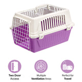 Ferplast Atlas Pet Carrier | Small Pet Carrier for Dogs & Cats w/Top & Front Door Access