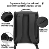 wakytu Cat Carrier Backpack,Steel Wire Frame More Stable,600D Wear-Resistant Oxford Fabric, Dog Carrier Cat Backpacks Suitable for Travel,Black