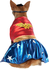DC Comics: Wonder Woman Pet Costume for For Dogs or Cats by Rubies, Small