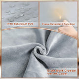 AFDUV Pet Heating Pads for Cats & Dogs Outdoor Indoor, 17.7 * 17.7inches Puppy Cat Heating Pad Bed Mat Outdoor Waterprooof, Heated Dog Blanket Bed Outside, Gifts for Cats Puppy in Winter