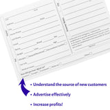 100 4X6 Dog Grooming Client Cards 4X6 Inch - Professional Dog Grooming Supplies, Client Profile Cards for Pet Groomer, Pet Kennels, Boarding & Customer Information Card