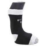 Woodrow Wear, Power Paws Advanced Dog Socks, Black Grey, S, Fits 25-45 pounds