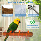 Heated Bird Perch Birdcage Heater Birds Warmer for Cage Adjustable Temperature Winter Birds Heater for Parrots Conure Cockatiels Parakeets Small Bird