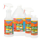 Absolutely Clean Amazing Bird Cage Cleaner and Deodorizer - Just Spray/Wipe - Safely & Easily Removes Bird Messes Quickly and Easily - Made in The US - Fragrance Free - 128oz Gallon