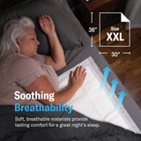 Chucks MAX Hospital Bed Pads Disposable Adult 30 x 36 Breathable Incontinence Pads - XX-Large Pee Pads for Elderly Adults - Heavy Duty Absorbency Underpads - 400 Lbs. Patient Repositioning [26 Pads]