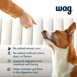 Amazon Brand - Wag Probiotic Supplement Daily Chews for Dogs, Supports Digestion and Gut Health, Natural Duck Flavor, 90 count