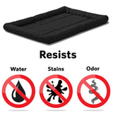 MidWest Homes for Pets Medium QuietTime MAXX Ultra-Rugged Dog Bed, Water & Odor Resistant, Bolstered Edge, Non-Slip Bottom, Fits 30-inch Crates, Black