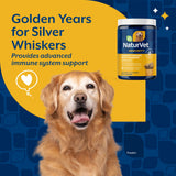 NaturVet VitaPet Senior Daily Vitamin Dog Supplements Plus Glucosamine – Includes Full-Spectrum Vitamins, Minerals – Joint Support for Older, Active Dogs – 120 Ct. Soft Chews