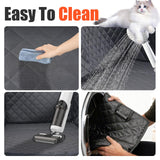 Egles Dog Car Seat Cover for Back Seat, Back Seat Extender for Dogs with Hard Bottom - New Non-Slip, Waterproof, Scratch Resistant, Portable Dog Hammock, Suitable for Cars, SUVs and Trucks