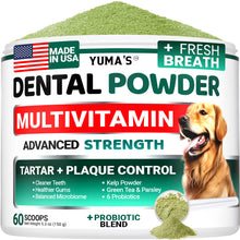 Load image into Gallery viewer, Advanced Dog Dental Powder, Breath Freshener with Multivitamin, Dog Teeth Cleaning, Bad Breath &amp; Tartar and Plaque Off Remover for Dogs Probiotics lab co, Pet Oral Care - Vitamins and Supplements
