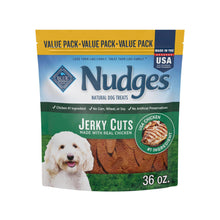 Load image into Gallery viewer, Blue Buffalo Nudges Jerky Cuts Natural Dog Treats Chicken
