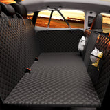 Chilino Back Seat Extender for Dogs - Large Space, Waterproof Dog Car Seat Cover for Back Seat with Hard Bottom Holds 420lbs, Upgraded Material Waterproof Pet Car Bed Dog Hammock for Car