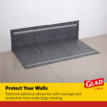 Load image into Gallery viewer, Glad for Pets Day to Night Activated Carbon Puppy Training Pads for Dogs with Wall Protection and Adhesive - Super Absorbent and Leak Proof Disposable Dog Training Pads, 30" x 36", 24 Count
