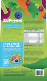 ZuPreem Natural Bird Food Pellets for Parrots & Conures, 3 lb (Pack of 2) - Daily Nutrition, Made in USA for Caiques, African Greys, Senegals, Amazons, Eclectus
