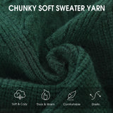 Queenmore XS Dog Sweater, Dog Sweaters for Small Dogs Girl or Boy, Dog Christmas Sweater XSmall, Winter Puppy Doggie Sweatshirt Knitwear, Pet Chunky Warm Coat for Medium Large Size Dogs, Green XS