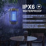 Insequil Bug Zapper Outdoor Electric, Mosquito Zapper Indoor, Fly Zapper, Insect Fly Trap, Mosquito Killer for Home Garden, Kitchen, Patio, Backyard, Camping Use IPX6 Waterproof (Cable Length 6 feet)