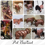 PETBARONET Winter Coat for Female Pups With Full Belly Coverage, Girl Clothes, Snow Jacket, Snowsuit for Cold Weather, Ideal for Small Medium Dogs (Medium)