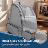 Dog Backpack Carrier for Small Dogs & Medium Cats up to 11 lbs, Foldable Pet Travel Backpack with Ventilated Mesh, Comfortable Cat/Dog Carrier for Hiking, Camping & Travel